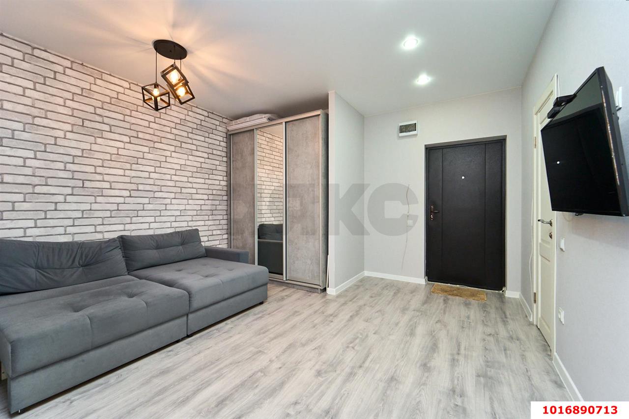 Фото №4: 1-комнатная квартира 36 м² - Краснодар, Прикубанский внутригородской округ, Калинино, Завод Радиоизмерительных Приборов, мкр. ЖК Акварели-2, ул. Тепличная, 62/1к4