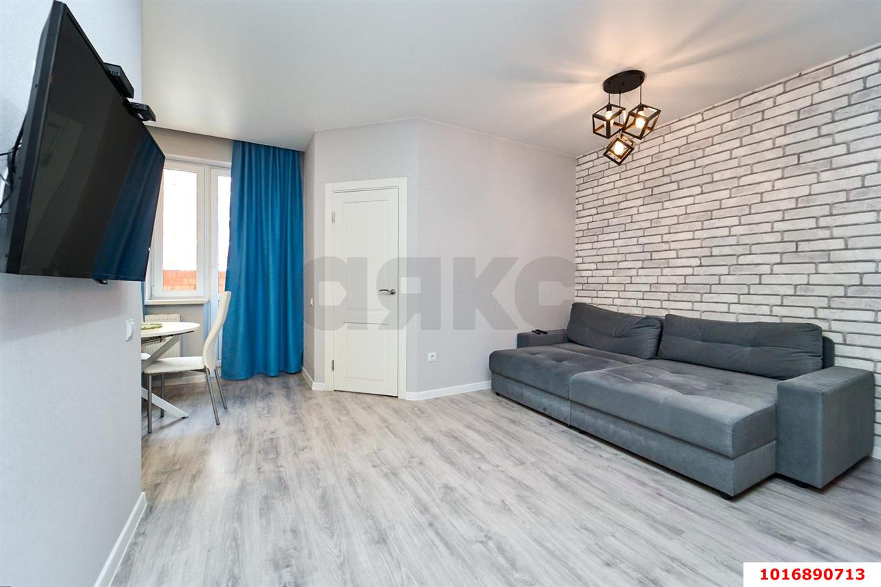 Фото №6: 1-комнатная квартира 36 м² - Краснодар, Прикубанский внутригородской округ, Калинино, Завод Радиоизмерительных Приборов, мкр. ЖК Акварели-2, ул. Тепличная, 62/1к4