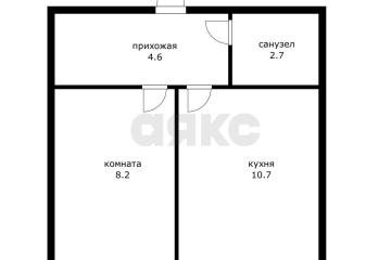 Фото №1: 1-комнатная квартира <span class="whitespace-nowrap">26 м²</span>, <span class="whitespace-nowrap">4/4 эт.</span> - Российский, мкр. Прикубанский внутригородской округ, ул. Ратной Славы, 21
