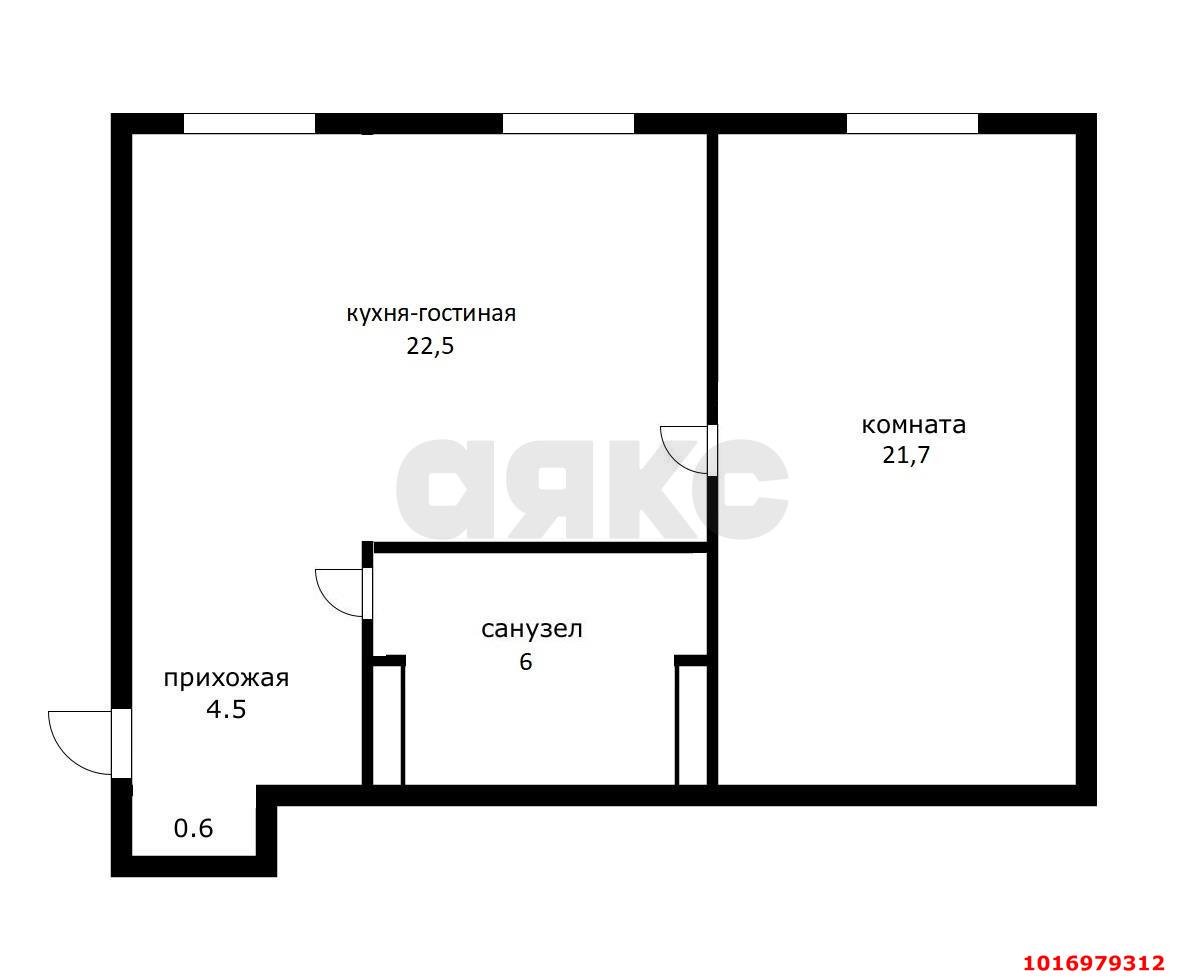 Фото №15: 2-комнатная квартира 54 м² - Краснодар, Центральный внутригородской округ, мкр. Центральный, ул. Орджоникидзе, 56