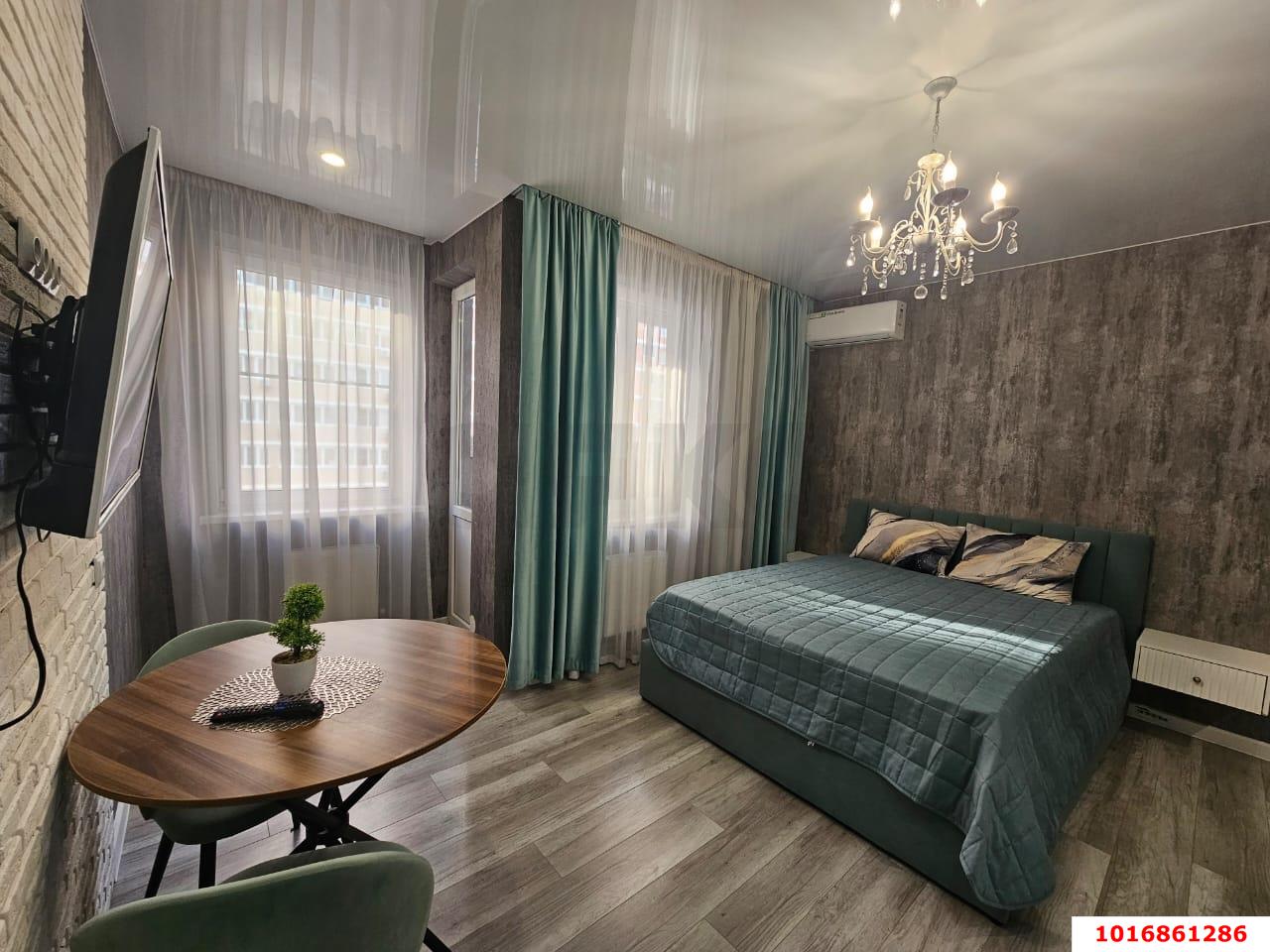 Фото №1: Студия 28 м² - Краснодар, Прикубанский внутригородской округ, мкр. жилой комплекс Самолёт, ул. Западный Обход, 39/2к2