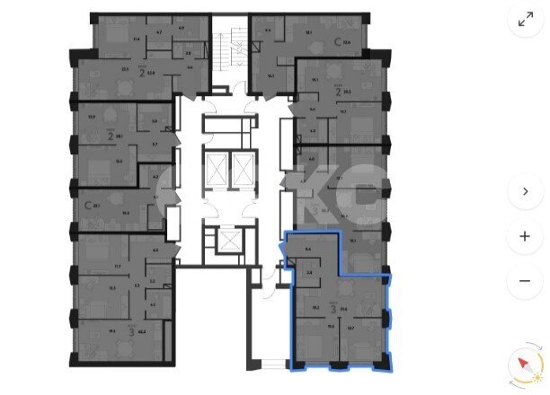 Фото №6: 2-комнатная квартира 51 м² - Москва