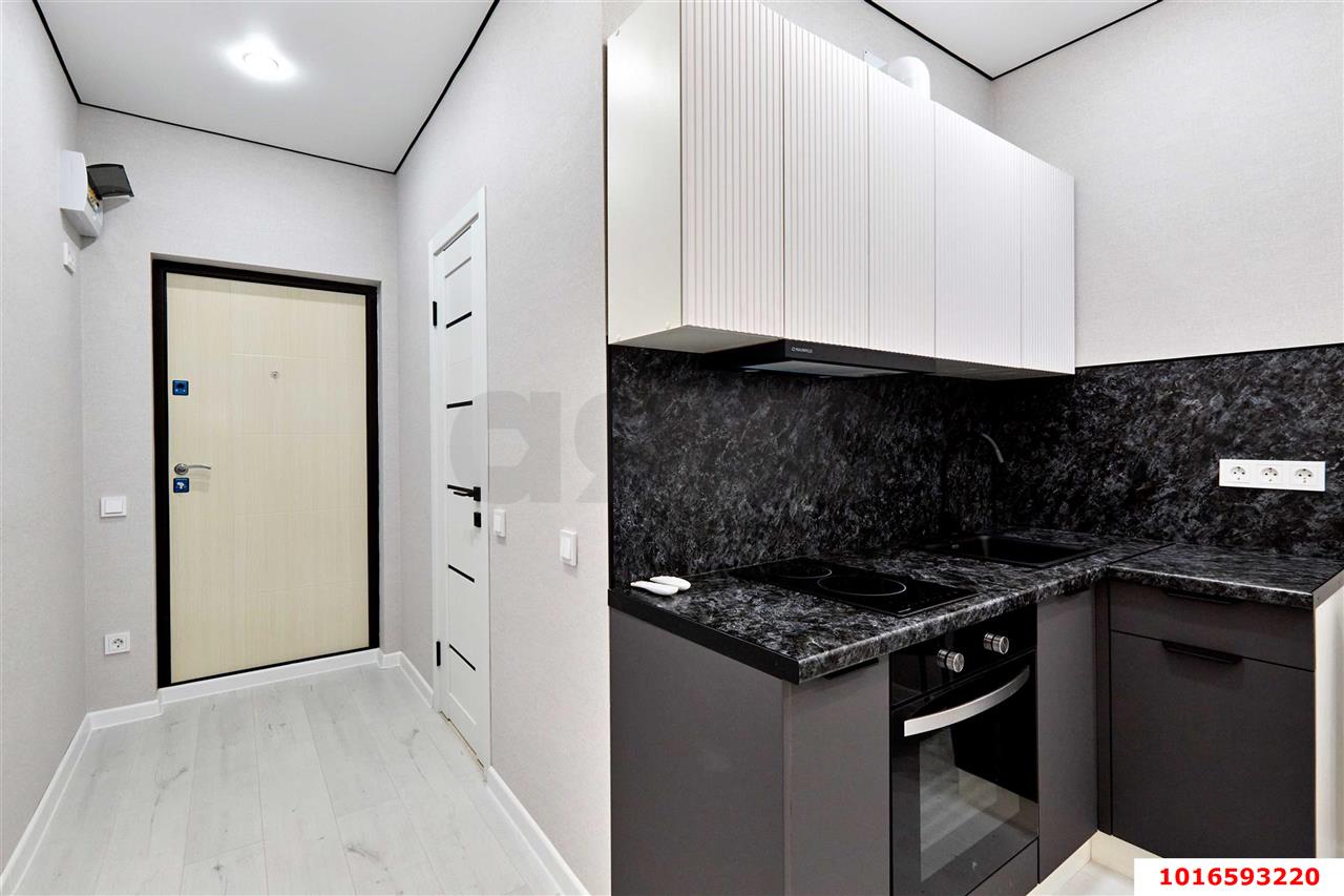 Фото №4: Студия 23 м² - Краснодар, Прикубанский внутригородской округ, Калинино, Завод Радиоизмерительных Приборов, мкр. ЖК Акварели-2, ул. Тепличная, 62/1к2