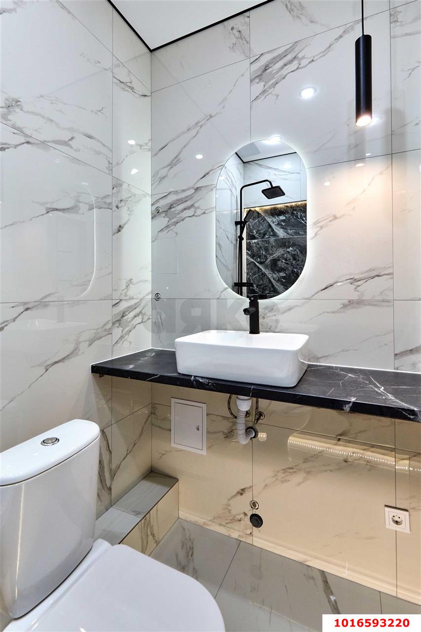 Фото №13: Студия 23 м² - Краснодар, Прикубанский внутригородской округ, Калинино, Завод Радиоизмерительных Приборов, мкр. ЖК Акварели-2, ул. Тепличная, 62/1к2