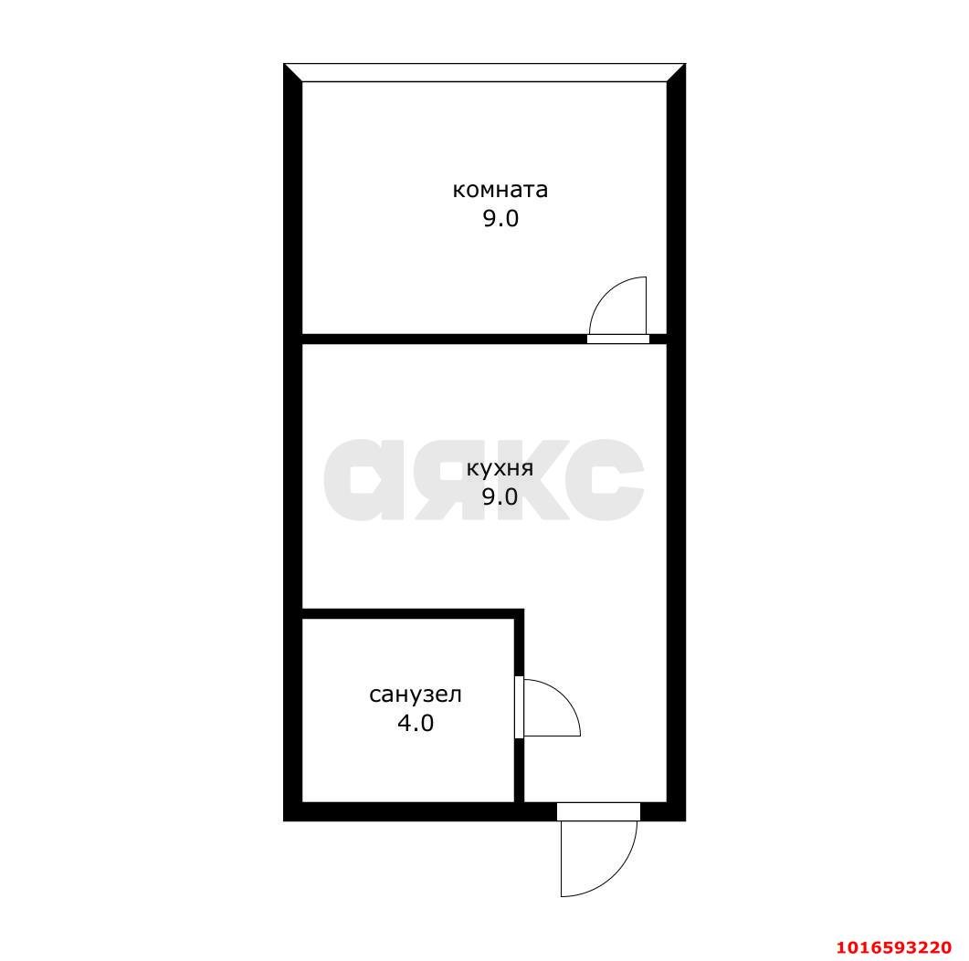 Фото №16: Студия 23 м² - Краснодар, Прикубанский внутригородской округ, Калинино, Завод Радиоизмерительных Приборов, мкр. ЖК Акварели-2, ул. Тепличная, 62/1к2