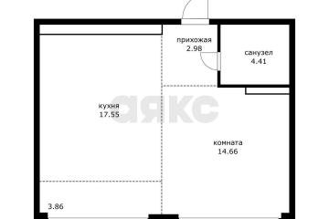 Фото №4: 1-комнатная квартира 43 м² - Краснодар, мкр. Черёмушки, ул. Обрывная, 132/1к26