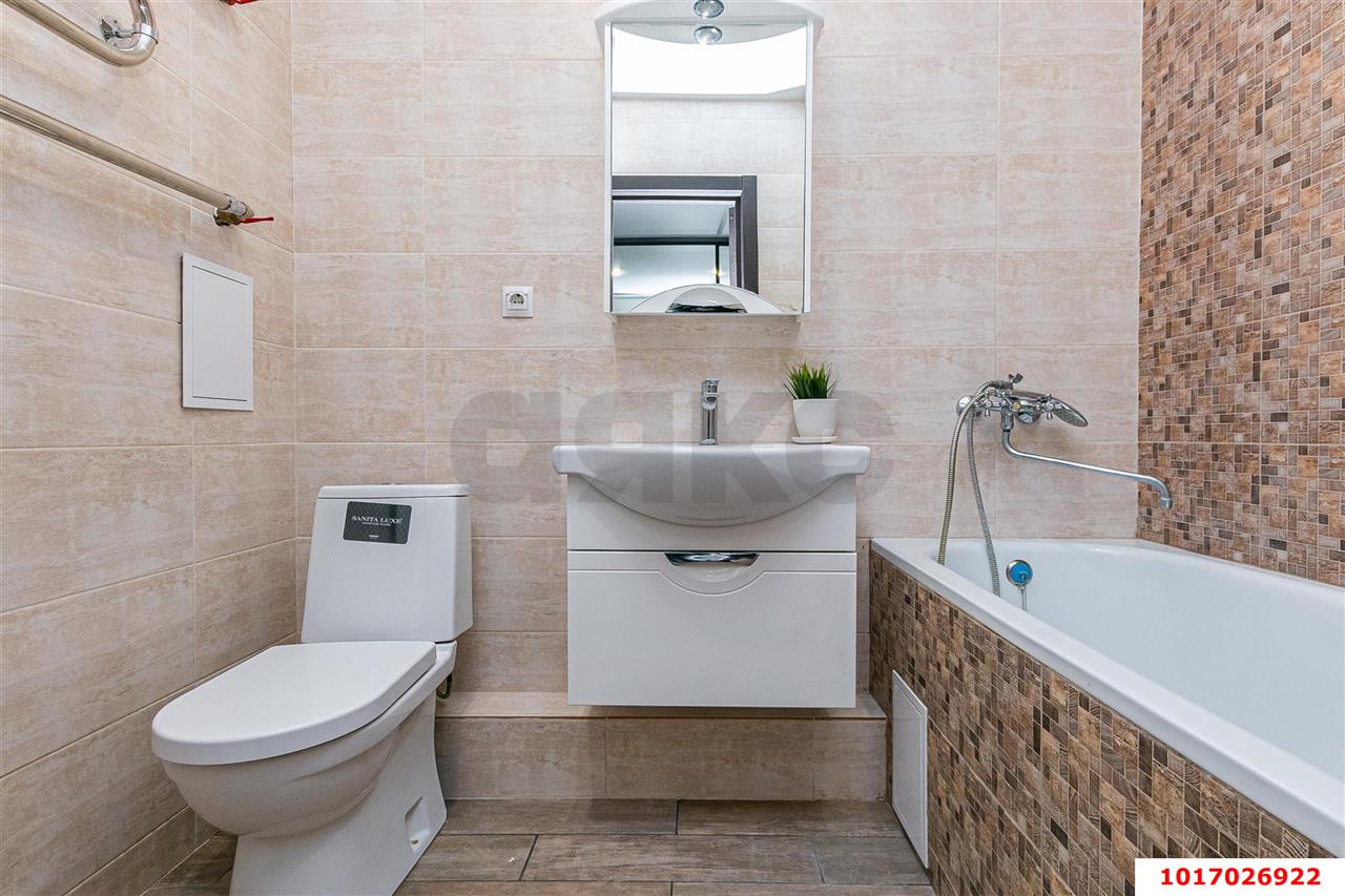 Фото №8: 1-комнатная квартира 48 м² - Краснодар, Прикубанский внутригородской округ, 2-я Площадка, мкр. жилой комплекс Кремлёвские Ворота, ул. Кореновская, 2к1