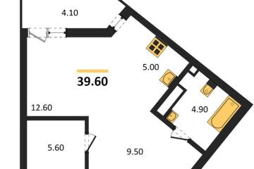 Фото №1: Студия 39 м² - Майкоп, мкр. ЖК Звезды, 