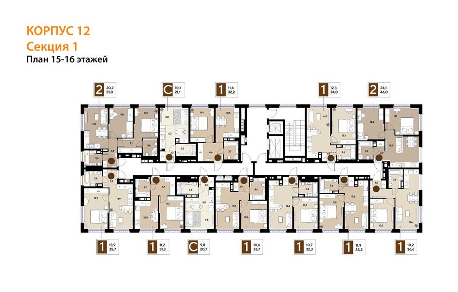 Фото №8: 1-комнатная квартира 32 м² - Краснодар, мкр. Прикубанский внутригородской округ