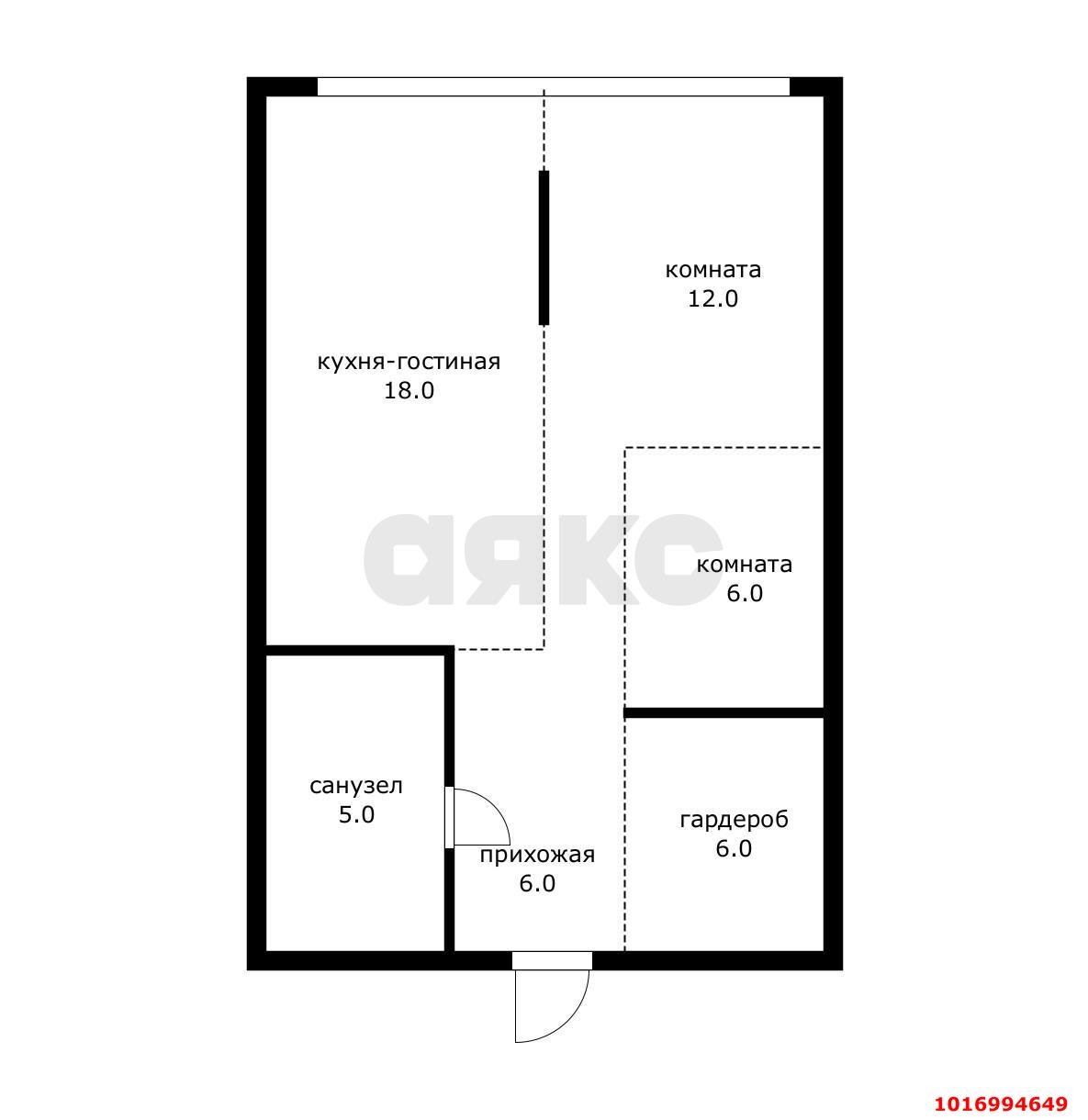 Фото №2: 1-комнатная квартира 53 м² - Краснодар, Карасунский внутригородской округ, Хлопчато-бумажный Комбинат, мкр. жилой комплекс Элегант