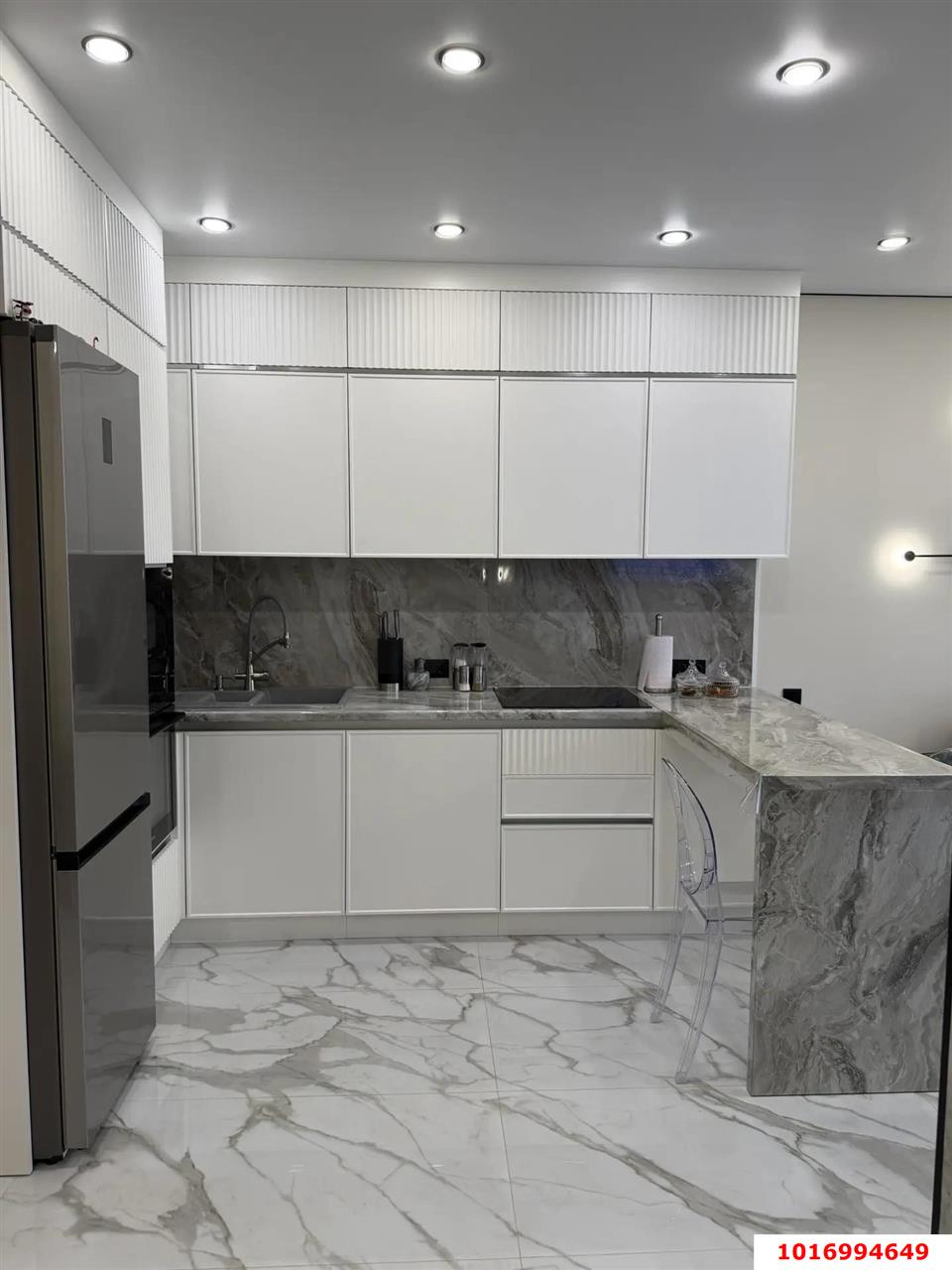 Фото №9: 1-комнатная квартира 53 м² - Краснодар, Карасунский внутригородской округ, Хлопчато-бумажный Комбинат, мкр. жилой комплекс Элегант