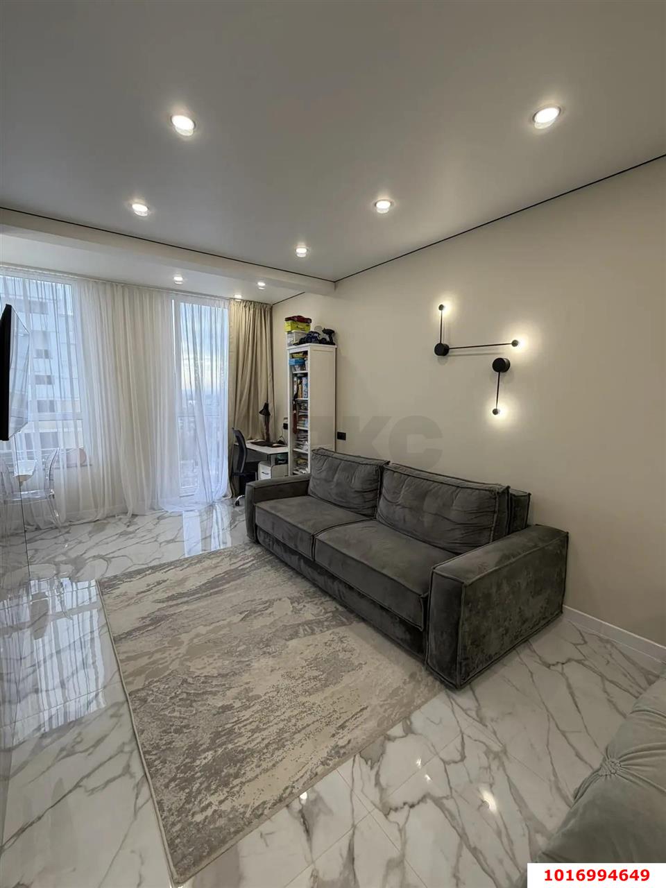 Фото №5: 1-комнатная квартира 53 м² - Краснодар, Карасунский внутригородской округ, Хлопчато-бумажный Комбинат, мкр. жилой комплекс Элегант