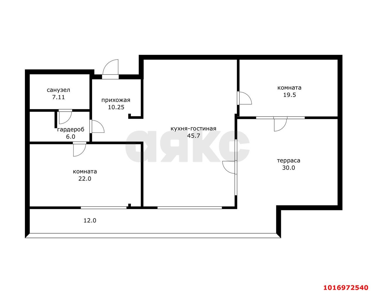 Фото №20: Пентхаус 152 м² - Краснодар, Карасунский внутригородской округ, Хлопчато-бумажный Комбинат, мкр. жилой комплекс Элегант, ул. Сормовская, 1/6