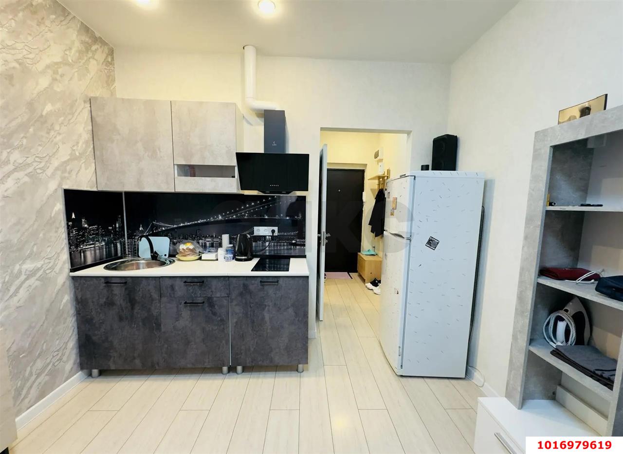 Фото №5: Студия 23 м² - Краснодар, Прикубанский внутригородской округ, Калинино, Завод Радиоизмерительных Приборов, мкр. ЖК Акварели-2, ул. Тепличная, 62/1к3