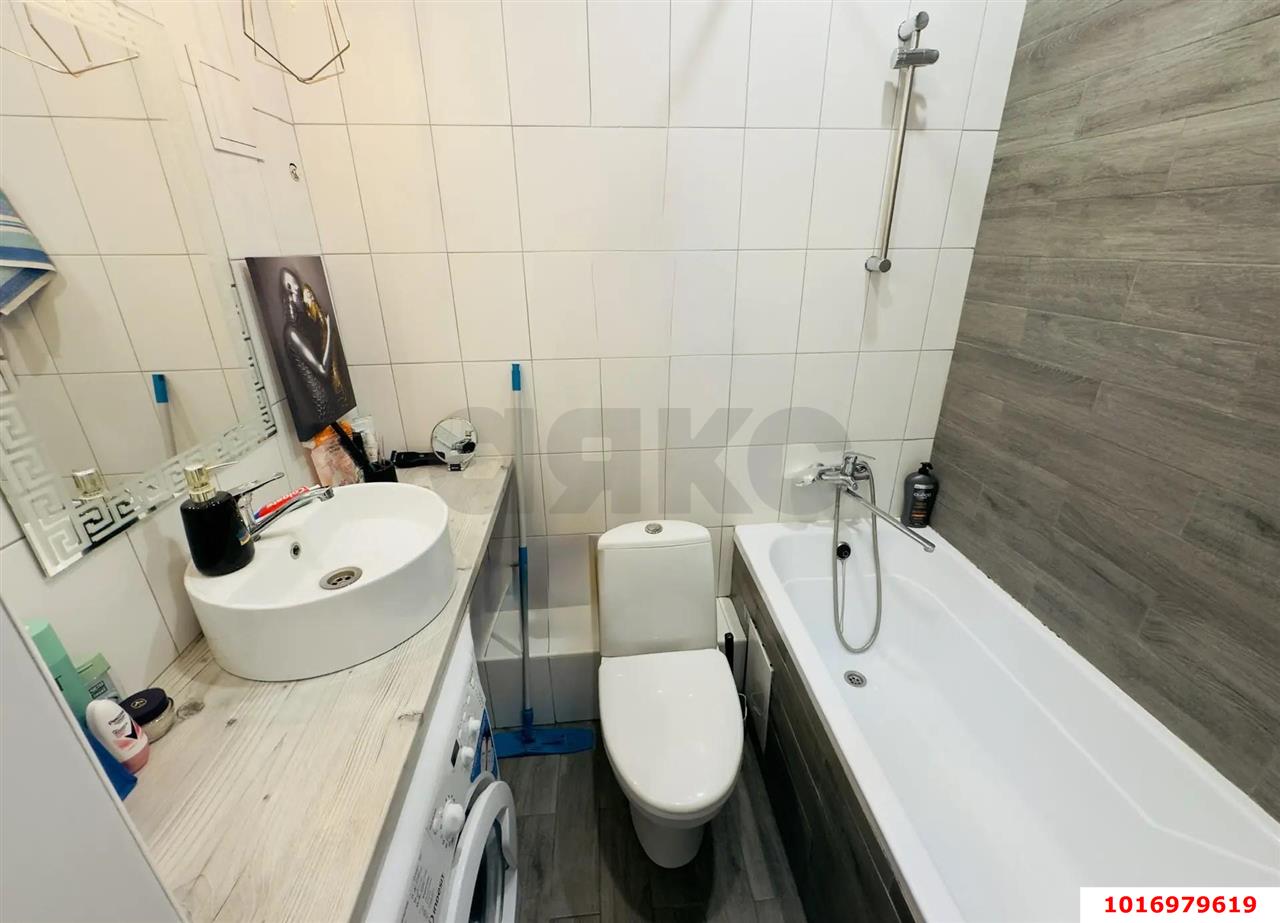 Фото №6: Студия 23 м² - Краснодар, Прикубанский внутригородской округ, Калинино, Завод Радиоизмерительных Приборов, мкр. ЖК Акварели-2, ул. Тепличная, 62/1к3