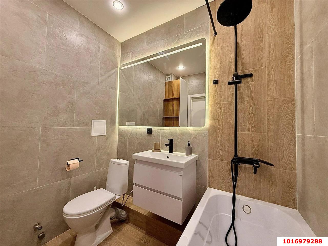 Фото №3: 1-комнатная квартира 35 м² - Краснодар, Прикубанский внутригородской округ, мкр. Достояние, ул. Григория Булгакова, 7к1