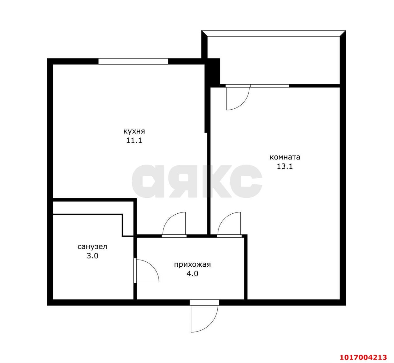 Фото №13: 1-комнатная квартира 33 м² - Новая Адыгея, мкр. жилой комплекс Новый, ул. Бжегокайская, 21/1