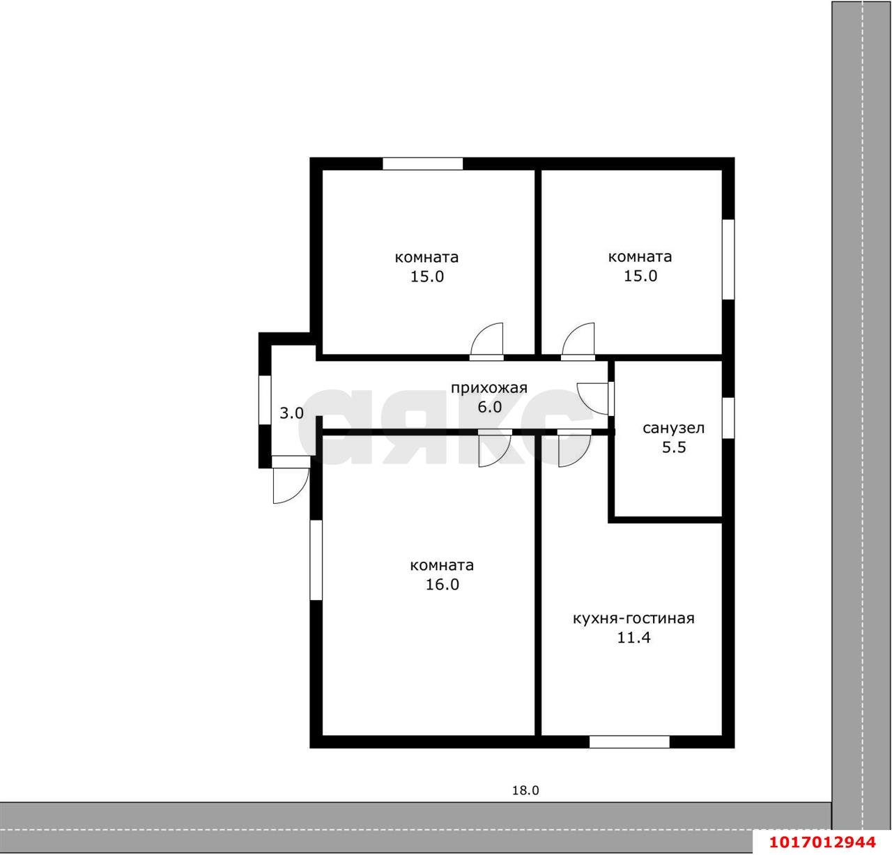 Фото №13: Дом 70 м² + 4 сот. - СНТ Кубаночка-Белозёрный, мкр. Прикубанский внутригородской округ, ул. Ягодная, 295