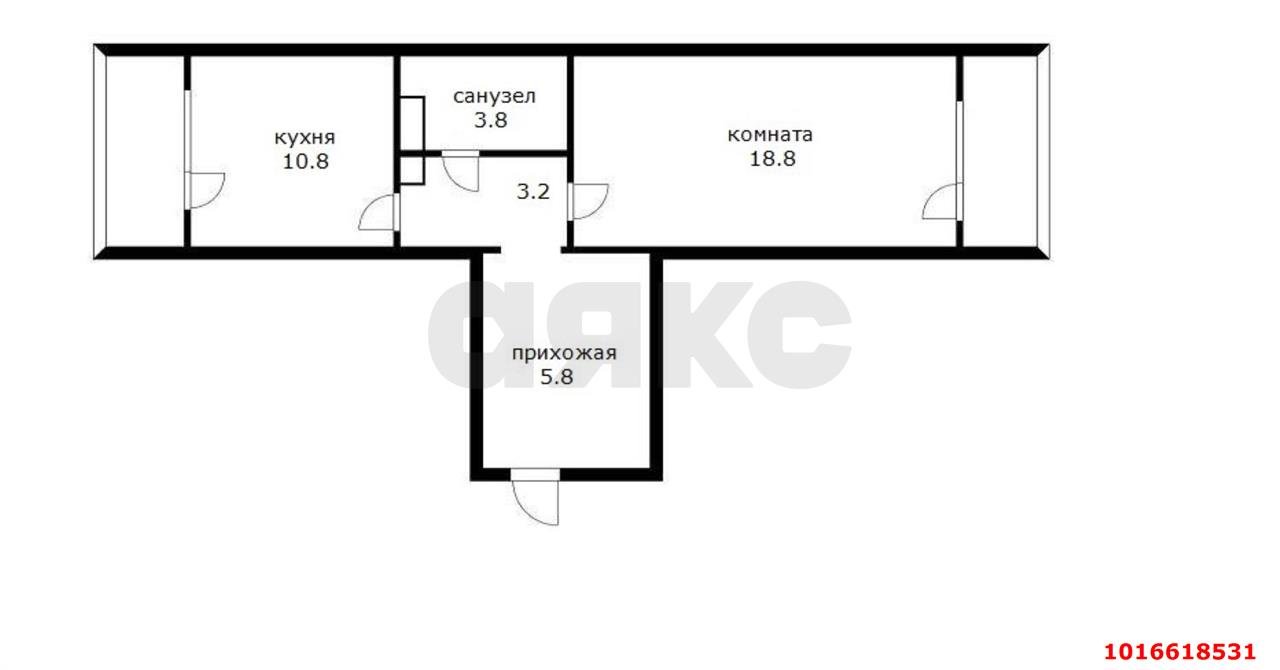 Фото №14: 1-комнатная квартира 50 м² - Краснодар, Прикубанский внутригородской округ, мкр. Восточно-Кругликовский, ул. Восточно-Кругликовская, 48А