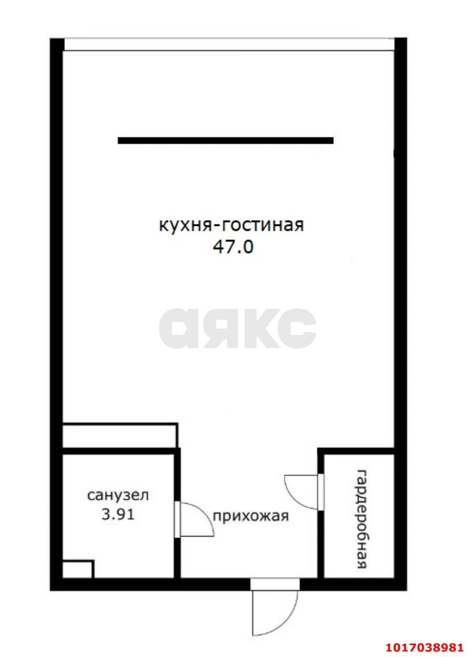 Фото №10: 1-комнатная квартира 46 м² - Краснодар, Прикубанский внутригородской округ, мкр. Горхутор, ул. Агрономическая, 2/5лит1