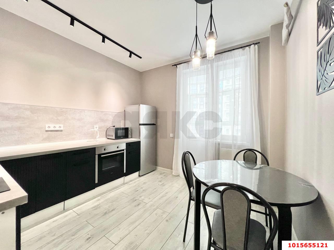 Фото №1: 1-комнатная квартира 38 м² - Краснодар, Карасунский внутригородской округ, мкр. жилой комплекс Фреш, ул. имени Валерия Гассия, 4/7лит2