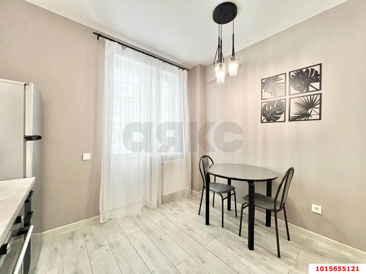 Фото №3: 1-комнатная квартира 38 м² - Краснодар, Карасунский внутригородской округ, мкр. жилой комплекс Фреш, ул. имени Валерия Гассия, 4/7лит2