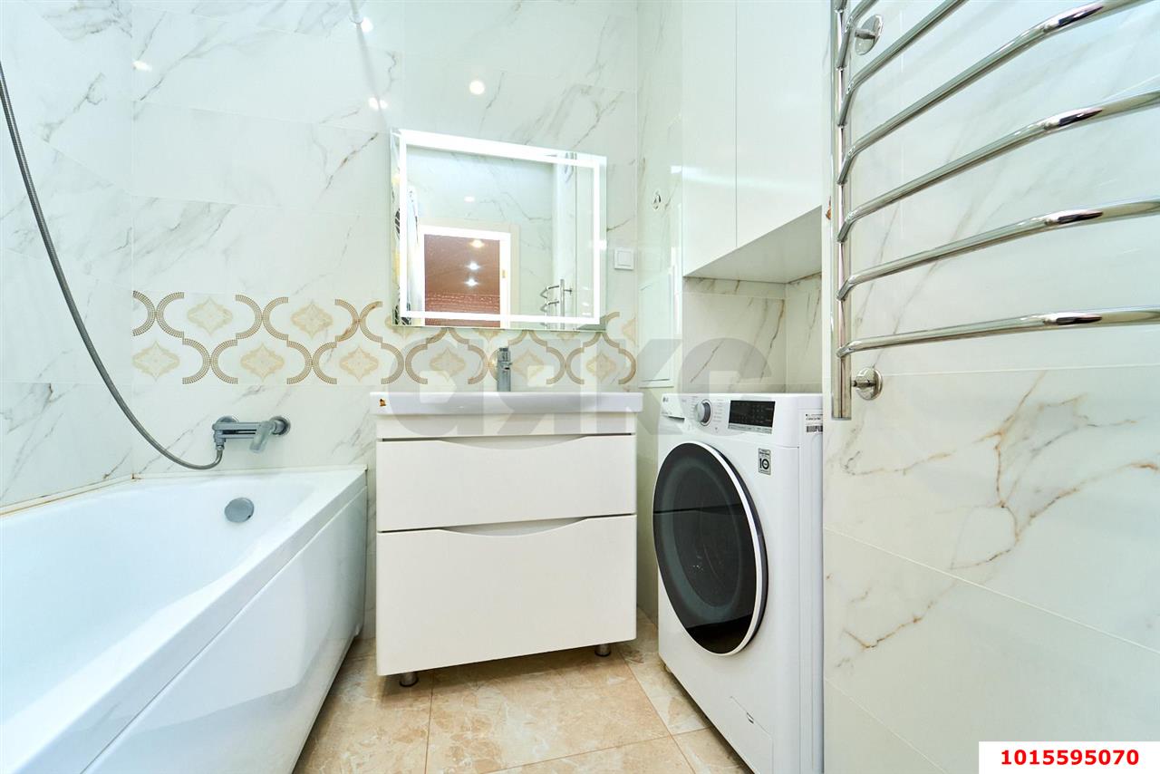 Фото №14: 2-комнатная квартира 60 м² - Краснодар, Прикубанский внутригородской округ, Россинского, мкр. жилой комплекс Дружный, ул. Адмирала Серебрякова, 3к1