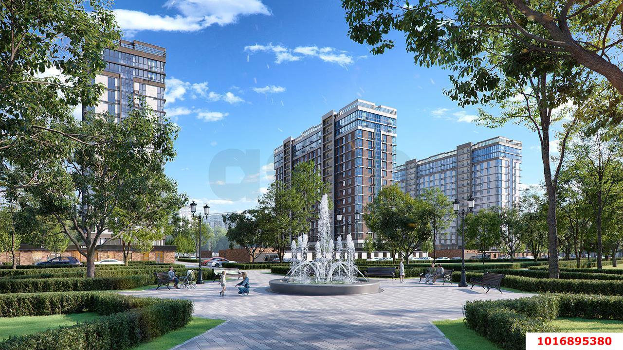 Фото №1: 3-комнатная квартира 67 м² - Краснодар, Прикубанский внутригородской округ, мкр. Догма Парк, ул. Марины Цветаевой, 7