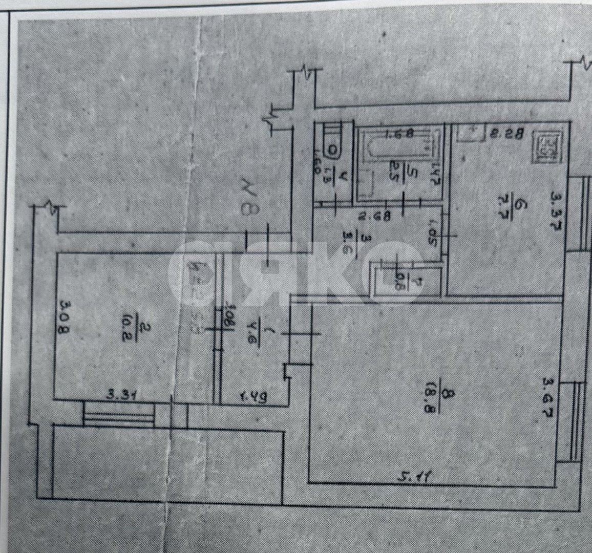 Фото №10: 2-комнатная квартира 49 м² - Безыменное, ул. Мира, 31