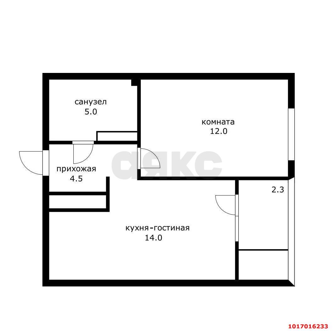 Фото №7: 1-комнатная квартира 40 м² - Краснодар, Прикубанский внутригородской округ, мкр. жилой комплекс Народные Кварталы, ул. Народная, 54лит7