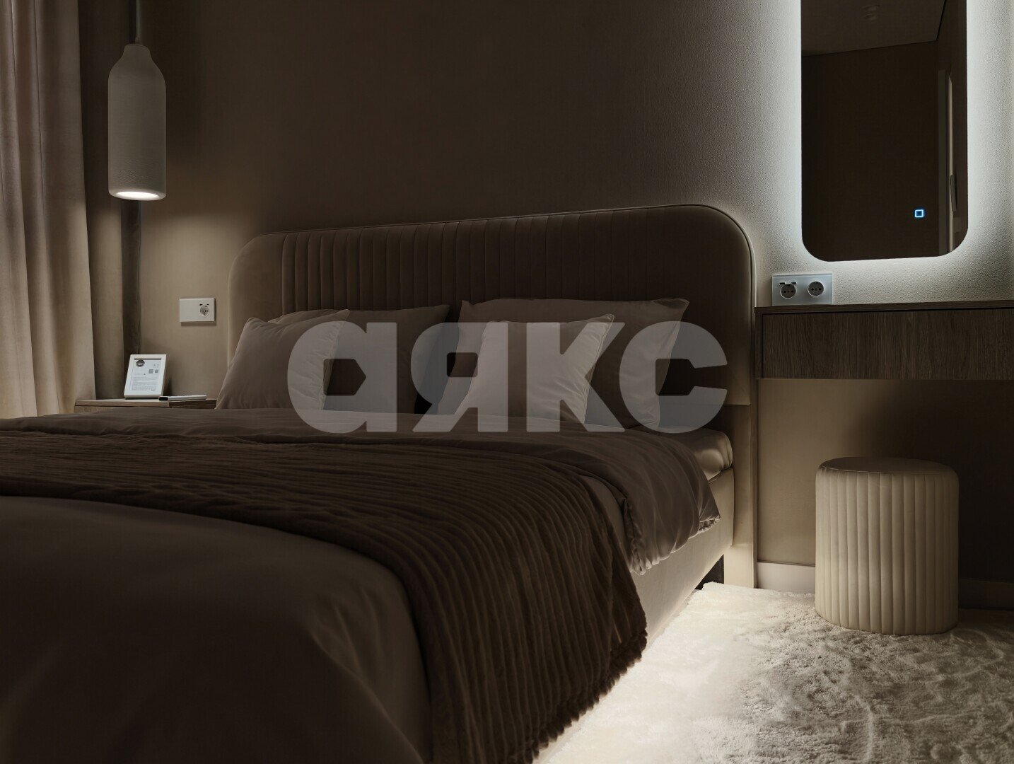 Фото №25: 2-комнатная квартира 45 м² - Анапа, ЖК Бельведер, мкр. жилой комплекс Бельведер, ул. Таманская, 121к16