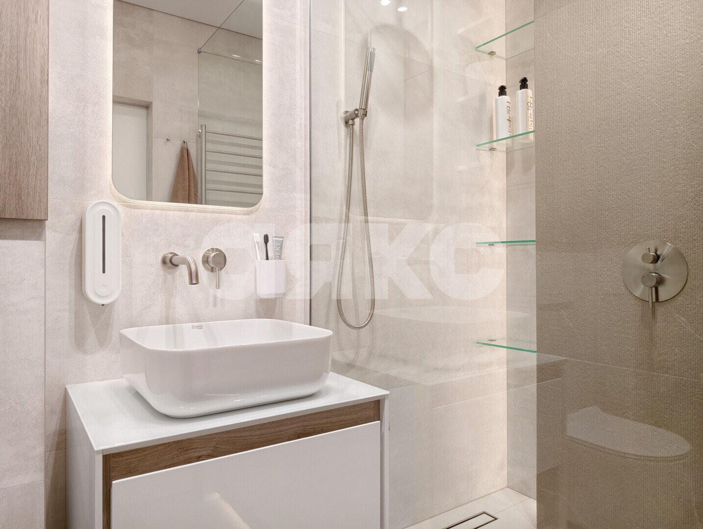 Фото №19: 2-комнатная квартира 45 м² - Анапа, ЖК Бельведер, мкр. жилой комплекс Бельведер, ул. Таманская, 121к16