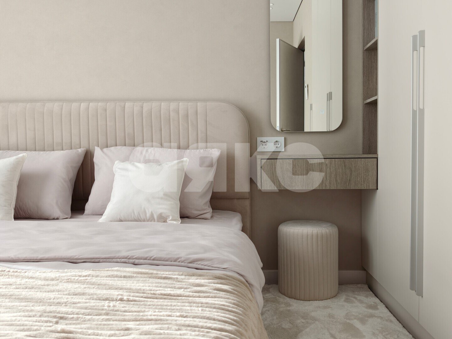 Фото №12: 2-комнатная квартира 45 м² - Анапа, ЖК Бельведер, мкр. жилой комплекс Бельведер, ул. Таманская, 121к16