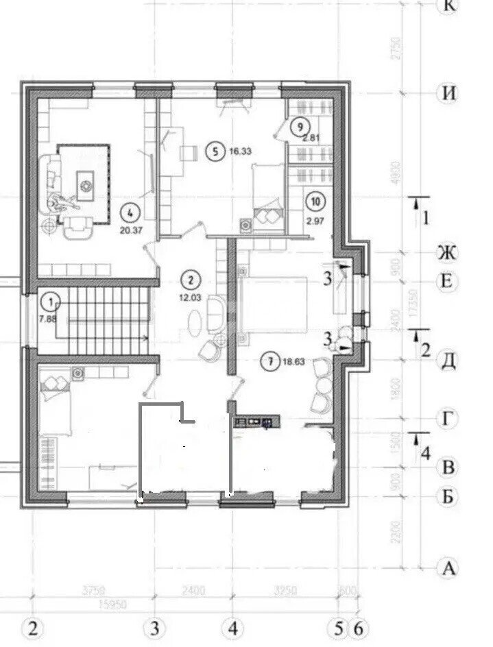 Фото №35: Коттедж 235 м² + 7 сот. - Государственного племенного завода Константиново, мкр. КП Юсупово вилладж, 63