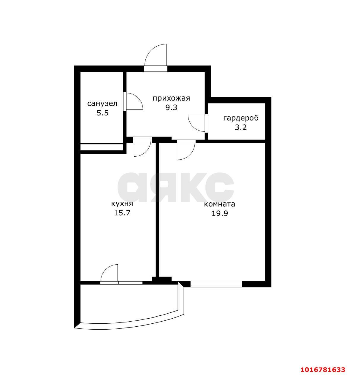 Фото №4: 1-комнатная квартира 57 м², 12/17 эт. - Краснодар, Прикубанский внутригородской округ, ЖК Валентина, мкр. 9-й километр, ул. Циолковского, 5