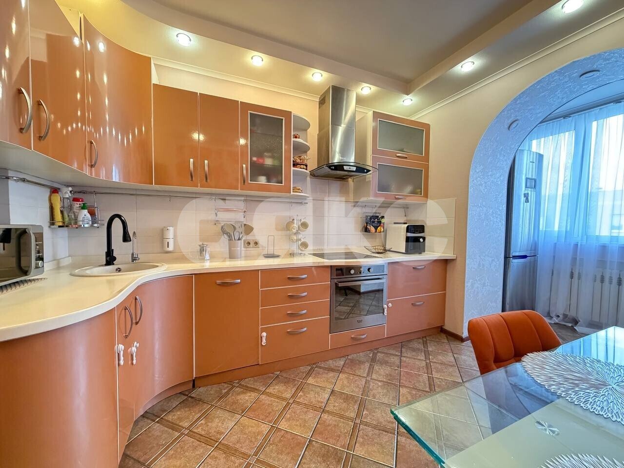 Фото №7: 3-комнатная квартира 78 м² - Тула, Пролетарский территориальный округ, Глушанки, мкр. 2-й Северо-Восточный, ул. Вильямса, 28А