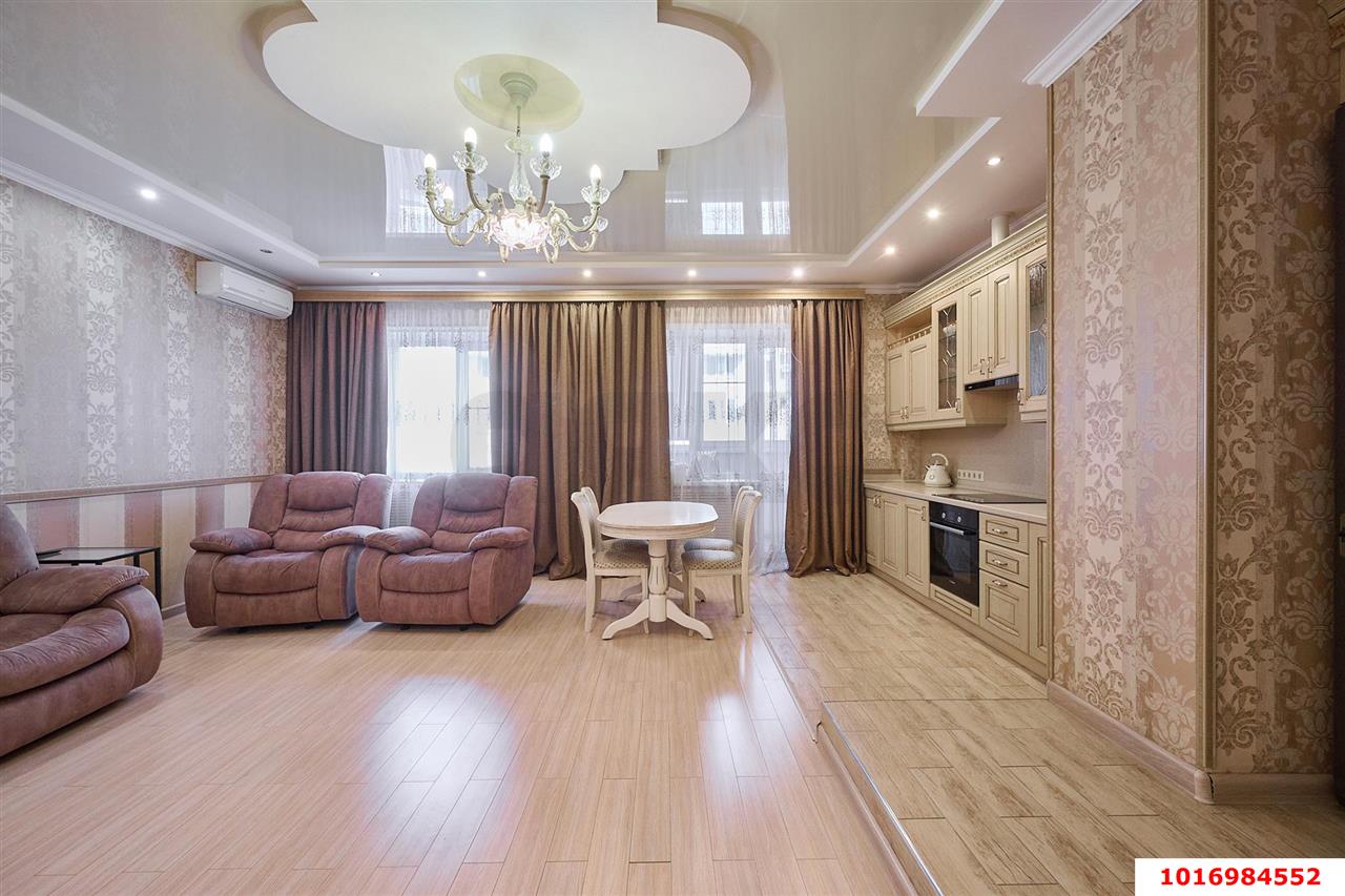 Фото №3: 2-комнатная квартира 97 м² - Краснодар, Карасунский внутригородской округ, Центральный внутригородской округ, Черёмушки, мкр. жилой комплекс Зелёный квартал, ул. Таманская, 159/2