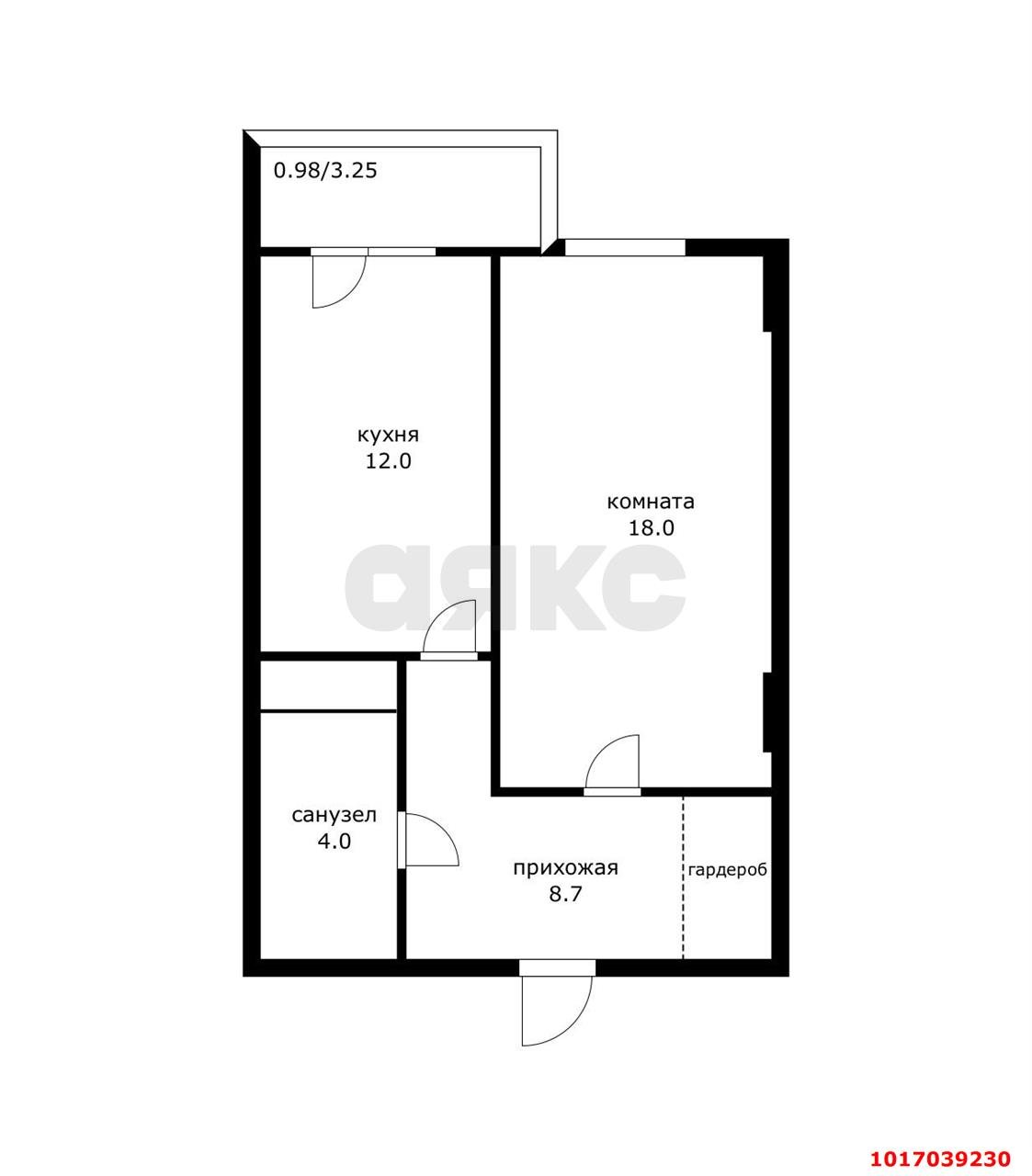 Фото №12: 1-комнатная квартира 44 м² - Краснодар, 2-я Площадка, жилой комплекс Кремлёвские Ворота, мкр. Прикубанский внутригородской округ, ул. Кореновская, 2к3