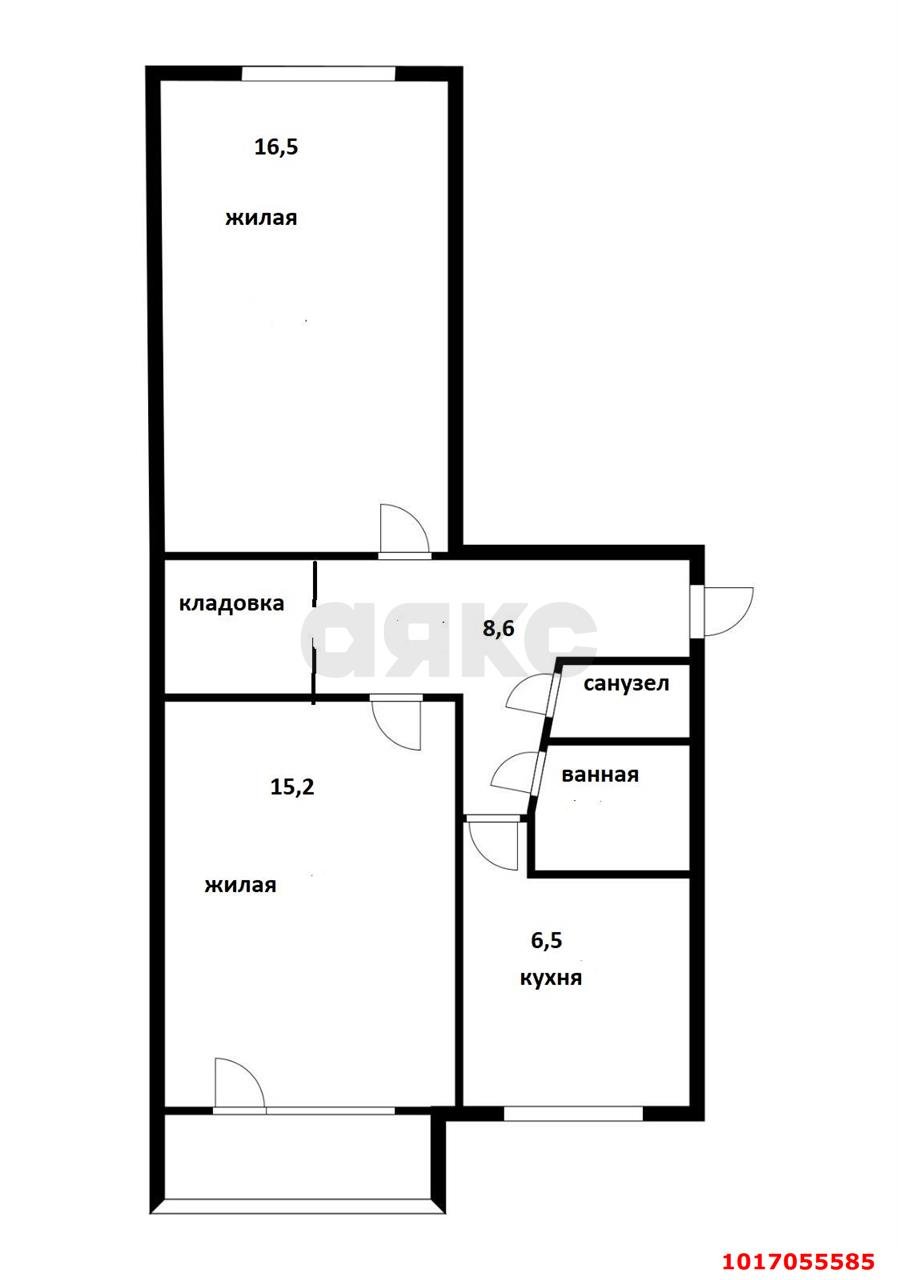 Фото №10: 2-комнатная квартира 50 м² - Краснодар, Прикубанский внутригородской округ, мкр. Славянский, ул. Красных Партизан, 161/3
