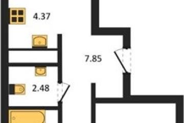 Фото №1: 2-комнатная квартира 66 м² - Знаменский, мкр. Родные Просторы, 