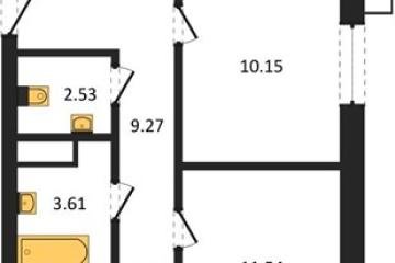 Фото №1: 3-комнатная квартира 73 м² - Знаменский, мкр. Родные Просторы, 