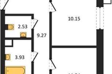 Фото №1: 3-комнатная квартира 73 м² - Знаменский, мкр. Родные Просторы,