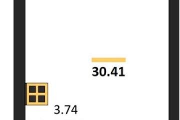 Фото №1: Студия 30 м² - Знаменский, мкр. Родные Просторы, 