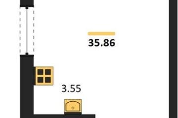 Фото №1: Студия 35 м² - Знаменский, мкр. Родные Просторы, 