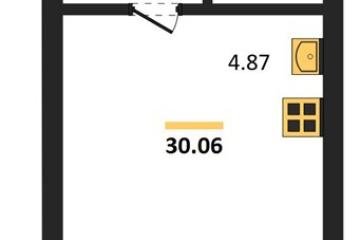 Фото №1: Студия 30 м² - Знаменский, мкр. Родные Просторы, 