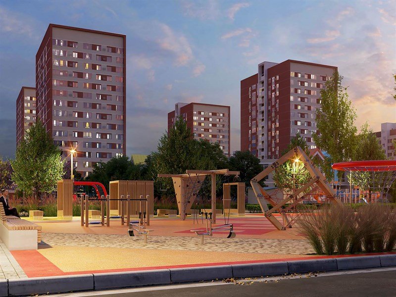 Фото №3: 2-комнатная квартира 66 м² - Знаменский, Карасунский внутригородской округ, мкр. Родные Просторы