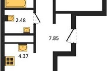 Фото №1: 2-комнатная квартира 66 м² - Знаменский, мкр. Родные Просторы, 