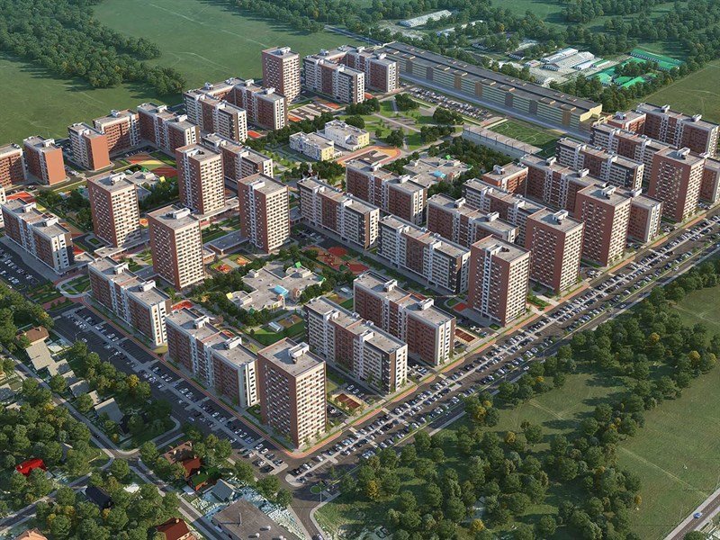 Фото №3: 1-комнатная квартира 44 м² - Знаменский, Карасунский внутригородской округ, мкр. Родные Просторы