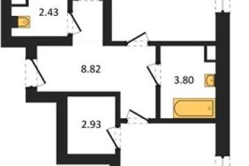 Фото №1: 2-комнатная квартира 75 м² - Знаменский, мкр. Родные Просторы, 