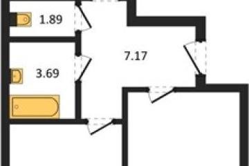 Фото №1: 2-комнатная квартира 72 м² - Знаменский, мкр. Родные Просторы, 